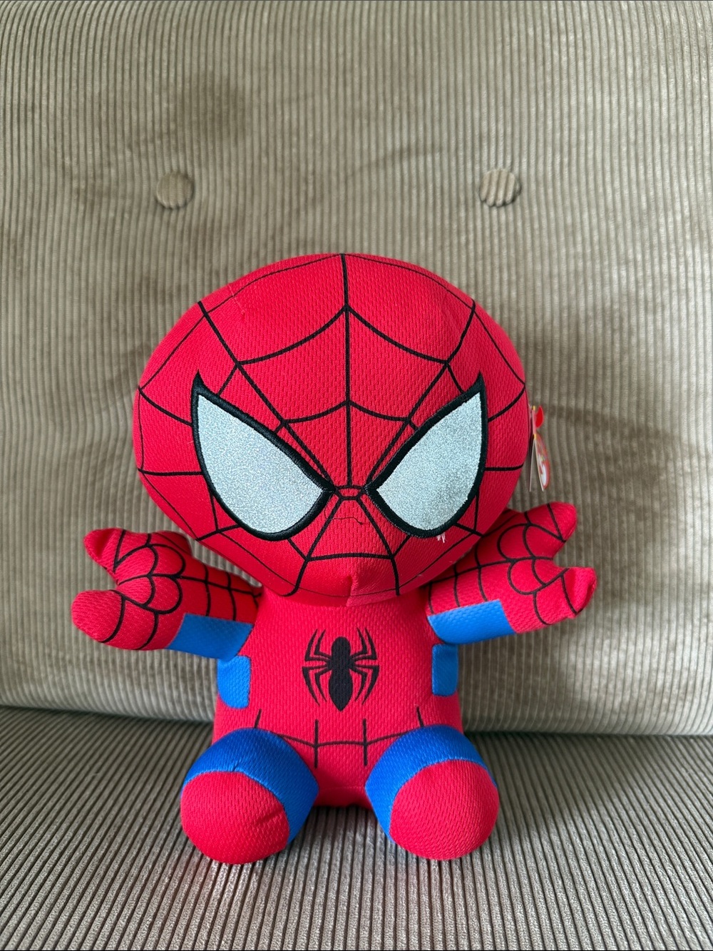 TY Spider-Man Red & Blue Plush Toy - Kids Superhero Plush